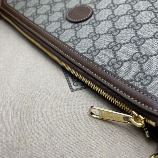 Replica Gucci Messenger bag with Interlocking G ‎726833 Brown