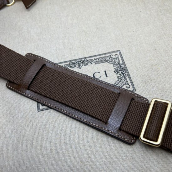 Replica Gucci Messenger bag with Interlocking G ‎726833 Brown