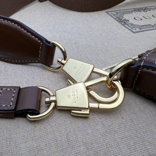 Replica Gucci Messenger bag with Interlocking G ‎726833 Brown