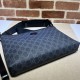 Fake Gucci Messenger bag with Interlocking G ‎726833 Black Replica