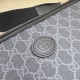 Fake Gucci Messenger bag with Interlocking G ‎726833 Black Replica