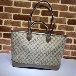 Replica Gucci Ophidia medium tote bag 739730 GG Supreme canvas Brown Fake Gucci Ophidia medium tote bag 739730 GG Supreme canvas Brown Replica
