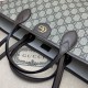 Replica Gucci Ophidia medium tote bag 739730 GG Supreme canvas Brown Fake Gucci Ophidia medium tote bag 739730 GG Supreme canvas Brown Replica