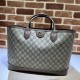 Replica Gucci Ophidia medium tote bag 739730 GG Supreme canvas Brown Fake Gucci Ophidia medium tote bag 739730 GG Supreme canvas Brown Replica