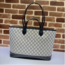 Replica Gucci Ophidia medium tote bag 739730 GG Supreme canvas Black Replica Gucci Ophidia medium tote bag 739730 GG Supreme canvas Black