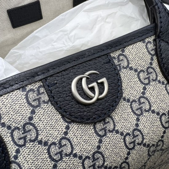 Replica Gucci Ophidia medium tote bag 739730 GG Supreme canvas Black Replica Gucci Ophidia medium tote bag 739730 GG Supreme canvas Black