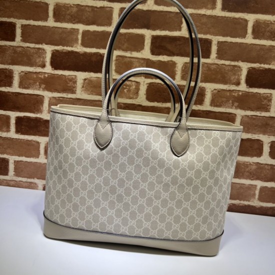Fake Gucci Ophidia medium tote bag 739730 GG Supreme canvas Beige Replica Fake Gucci Ophidia medium tote bag 739730 GG Supreme canvas Beige Replica