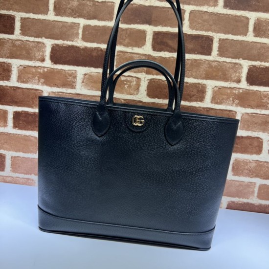 Fake Gucci Ophidia medium tote bag 739730 Black Replica Fake Gucci Ophidia medium tote bag 739730 Black Replica