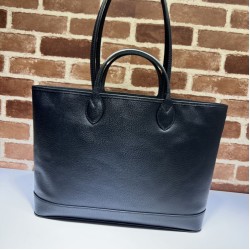 Fake Gucci Ophidia medium tote bag 739730 Black Replica