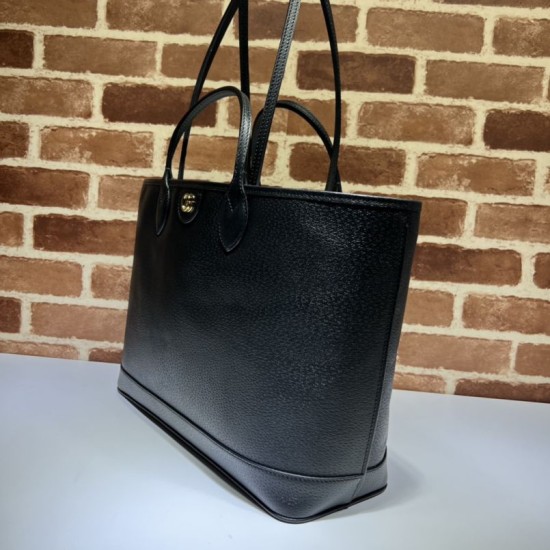 Fake Gucci Ophidia medium tote bag 739730 Black Replica Fake Gucci Ophidia medium tote bag 739730 Black Replica