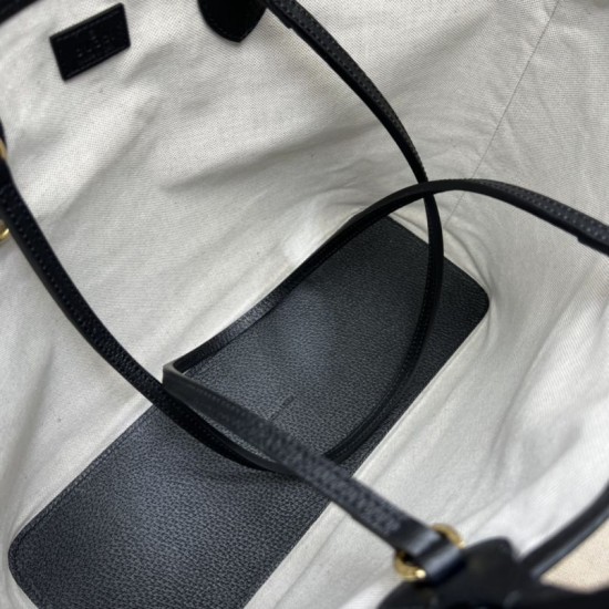 Fake Gucci Ophidia medium tote bag 739730 Black Replica Fake Gucci Ophidia medium tote bag 739730 Black Replica