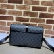 Replica Gucci GG messenger bag with Interlocking G 745679 Black