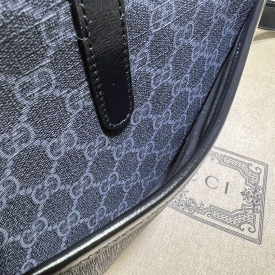 Replica Gucci GG messenger bag with Interlocking G 745679 Black