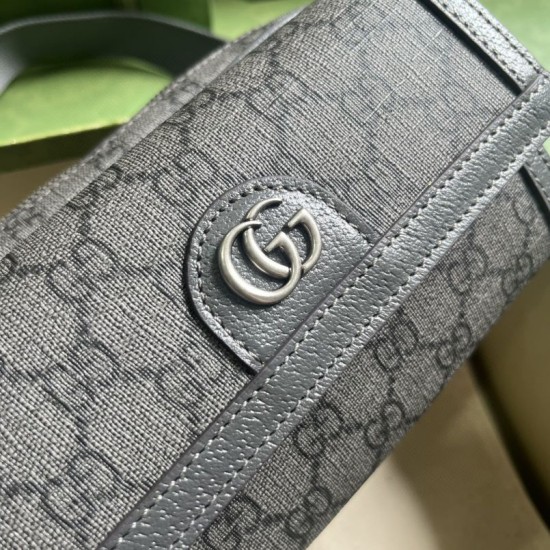 Fake Gucci Ophidia GG Mini Bag 746308 Gray Replica