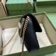 Replica Gucci GG Marmont Mini Card Case Chain Wallet 751526 Black