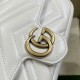 Replica Gucci GG Marmont Mini Card Case Chain Wallet 751526 White