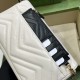 Replica Gucci GG Marmont Mini Card Case Chain Wallet 751526 White