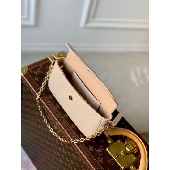 Fake Louis Vuitton Wallet On Chain IVY Bag M82210 Beige Replica Replica Louis Vuitton Wallet On Chain IVY Bag M82210 Beige