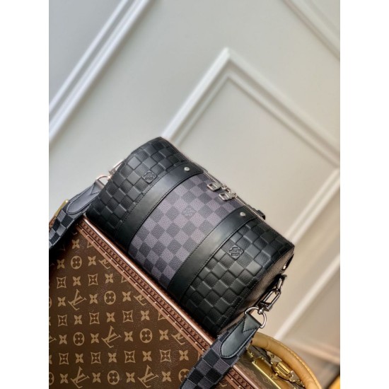 Replica Louis Vuitton City Keepall Bag N40452 Damier Infini Replica Louis Vuitton City Keepall Bag N40452 Damier Infini