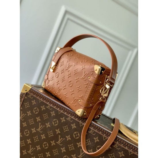 Replica Louis Vuitton Side Trunk H27 Petite Malle Bag M21741 Fake Louis Vuitton Side Trunk H27 Petite Malle Bag M21741 Replica