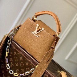 Replica Louis Vuitton Capucines Mini Bag M21798 Brown