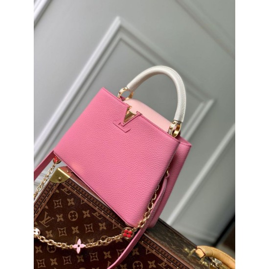 Replica Louis Vuitton Capucines Mini Bag M22375 Pink