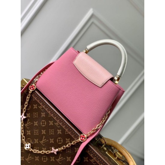 Replica Louis Vuitton Capucines Mini Bag M22375 Pink