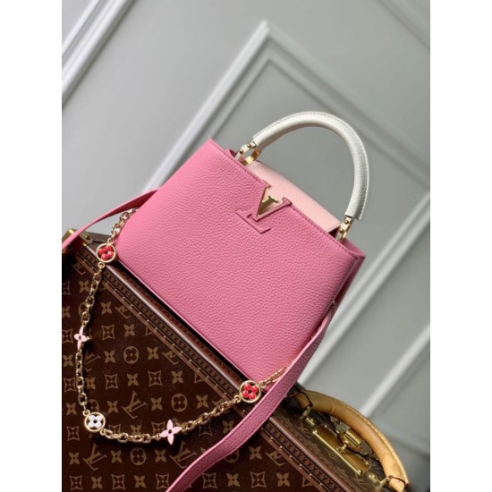 Replica Louis Vuitton Capucines Mini Bag M22375 Pink