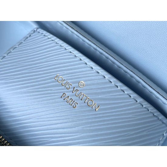 Replica Louis Vuitton Twist PM Bag M22515 Blue 19cm Replica Louis Vuitton Twist PM Bag M22515 Blue 19cm