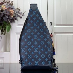 Replica Louis Vuitton Duo Slingbag G65 Men Bags M46562 Blue