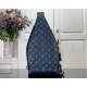Replica Louis Vuitton Duo Slingbag G65 Men Bags M46562 Blue