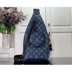 Replica Louis Vuitton Duo Slingbag G65 Men Bags M46562 Blue