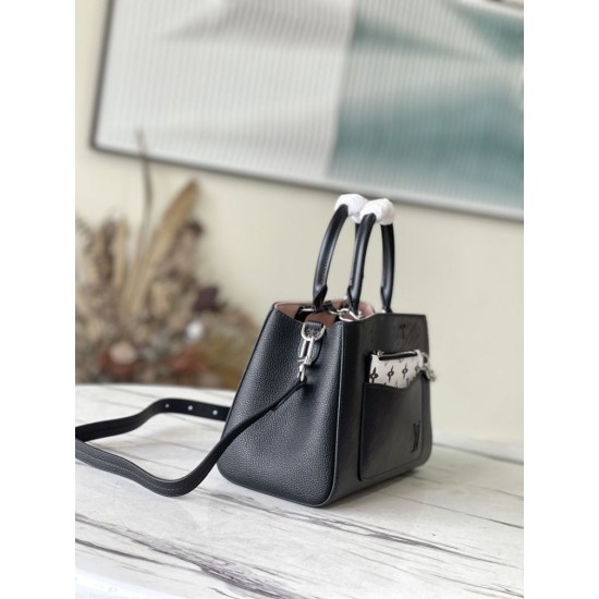 Replica Louis Vuitton Marelle Tote BB Bag M59952 M59954 Black