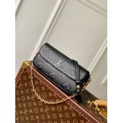 Fake Louis Vuitton Wallet On Chain Ivy Monogram Empreinte M82210 Black Replica