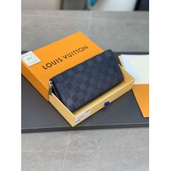 Fake Louis Vuitton Zippy Vertical Wallet Damier Infini N60503 Replica