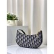 Replica Christian Dior CD Lounge Bag Dior Oblique Jacquard Blue