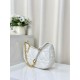 Fake Christian Dior CD Lounge Bag Supple Macrocannage White Replica Replica Christian Dior CD Lounge Bag Supple Macrocannage White
