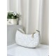 Fake Christian Dior CD Lounge Bag Supple Macrocannage White Replica Replica Christian Dior CD Lounge Bag Supple Macrocannage White