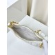 Fake Christian Dior CD Lounge Bag Supple Macrocannage White Replica Replica Christian Dior CD Lounge Bag Supple Macrocannage White