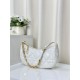 Fake Christian Dior CD Lounge Bag Supple Macrocannage White Replica Replica Christian Dior CD Lounge Bag Supple Macrocannage White