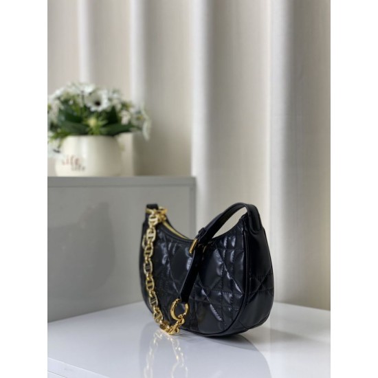 Replica Christian Dior CD Lounge Bag Supple Macrocannage Black Fake Christian Dior CD Lounge Bag Supple Macrocannage Black Replica