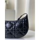 Replica Christian Dior CD Lounge Bag Supple Macrocannage Black Fake Christian Dior CD Lounge Bag Supple Macrocannage Black Replica