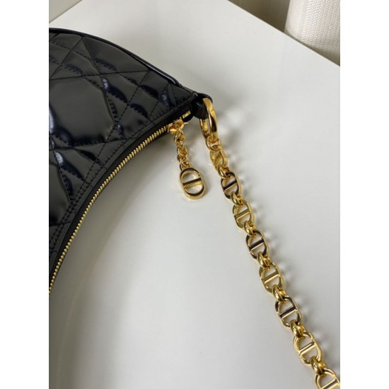 Replica Christian Dior CD Lounge Bag Supple Macrocannage Black Fake Christian Dior CD Lounge Bag Supple Macrocannage Black Replica