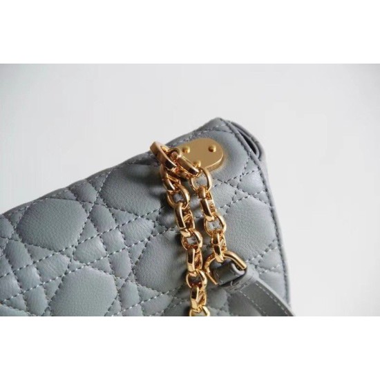 Fake Christian Dior Small Caro Bag Cannage Calfskin Cloud Blue Replica Replica Christian Dior Small Caro Bag Cannage Calfskin Cloud Blue