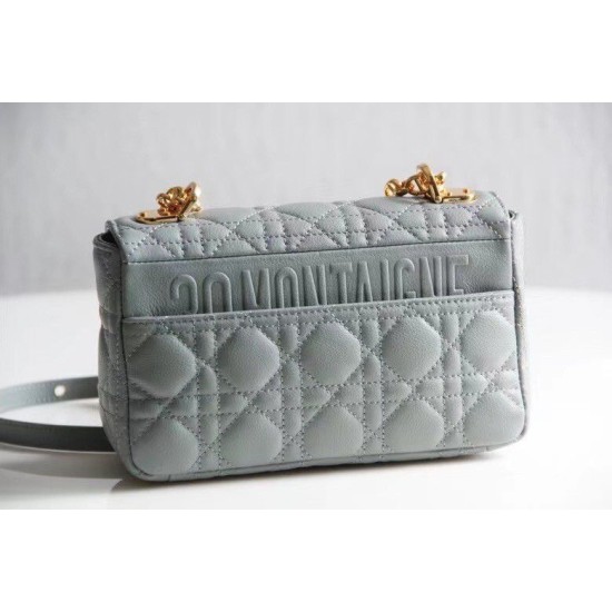 Fake Christian Dior Small Caro Bag Cannage Calfskin Cloud Blue Replica Replica Christian Dior Small Caro Bag Cannage Calfskin Cloud Blue