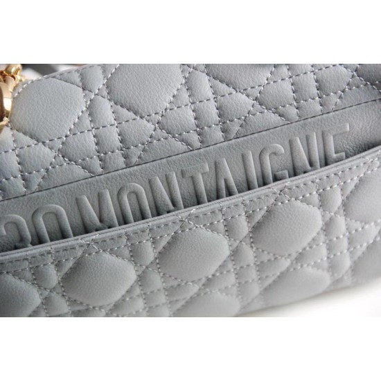 Fake Christian Dior Small Caro Bag Cannage Calfskin Cloud Blue Replica Replica Christian Dior Small Caro Bag Cannage Calfskin Cloud Blue