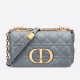 Fake Christian Dior Small Caro Bag Cannage Calfskin Cloud Blue Replica Replica Christian Dior Small Caro Bag Cannage Calfskin Cloud Blue