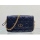 Replica Christian Dior Caro Pouch Cannage Calfskin Black Replica Christian Dior Caro Pouch Cannage Calfskin Black