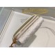 Replica Christian Dior Caro Pouch Cannage Calfskin White Replica Christian Dior Caro Pouch Cannage Calfskin White