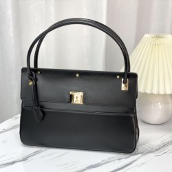 Replica Christian Dior Parisienne Bag Smooth Calfskin Black